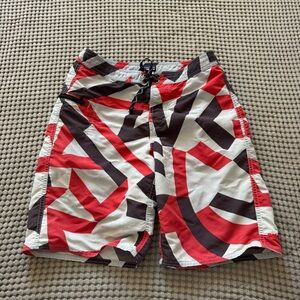 Patagonia geometric board shorts boys 14